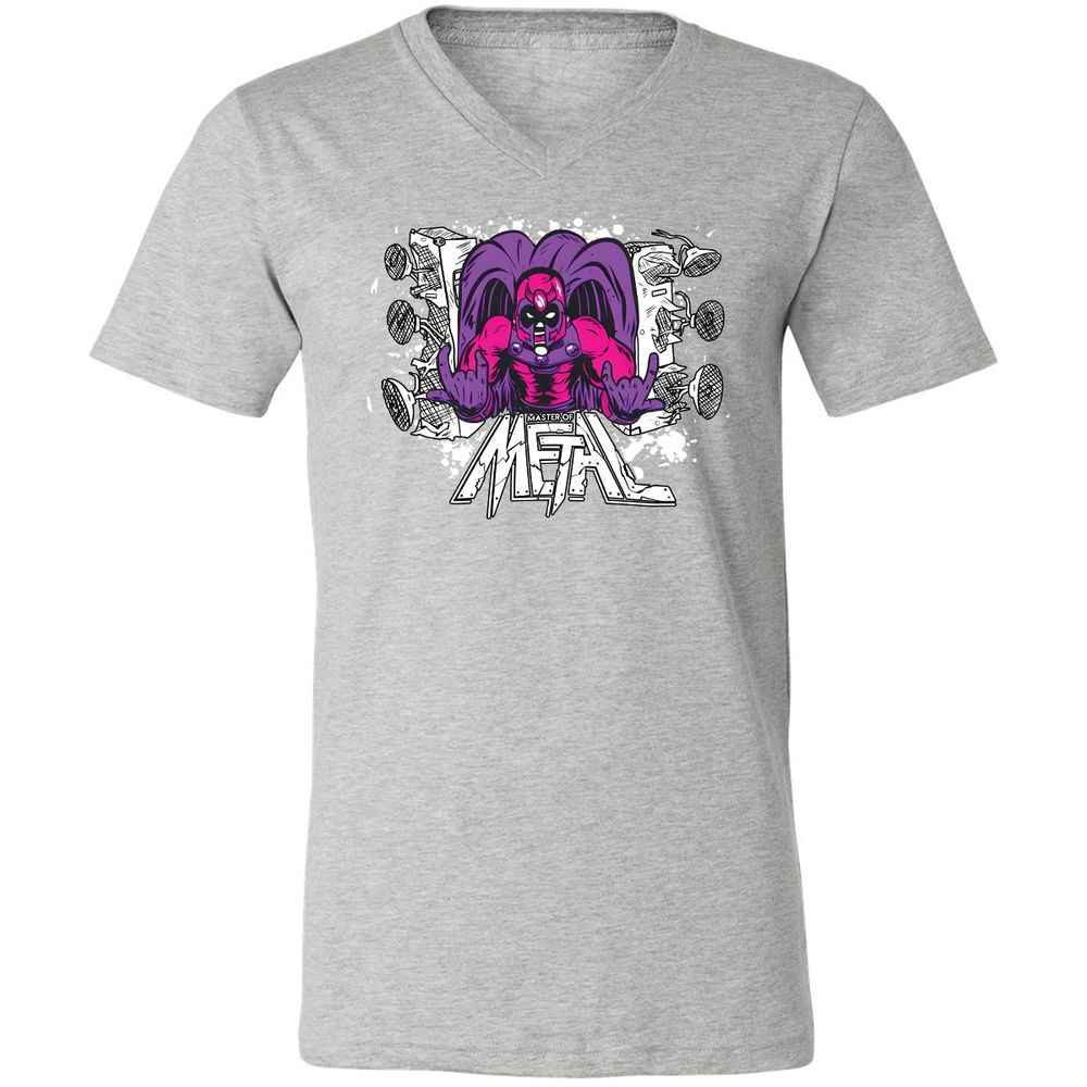 Unisex V-Neck T-Shirt - DJZ7S578 - Athletic Heather - 7