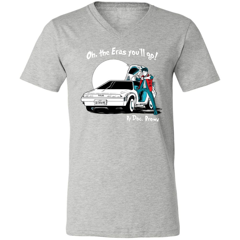 Unisex V-Neck T-Shirt - HL316JCV - Athletic Heather - 7