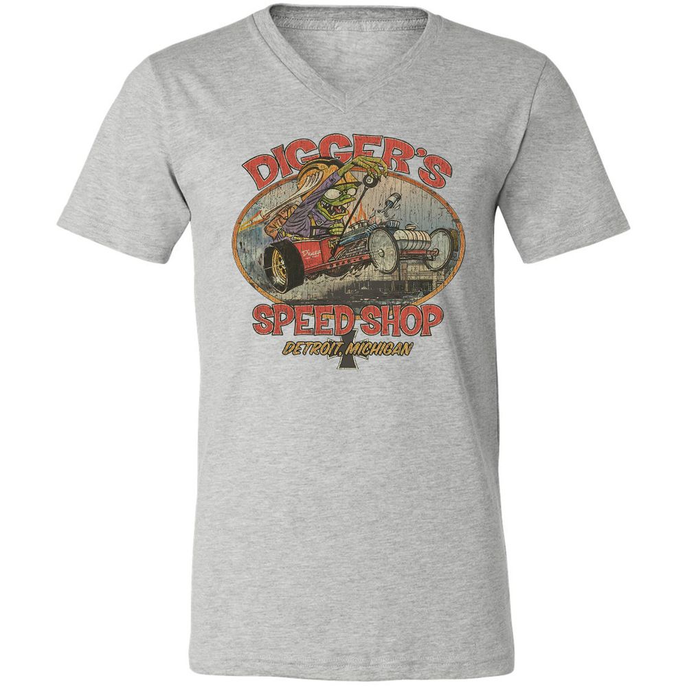 Digger's Speed Shop 1967 - Athletic Heather - 7