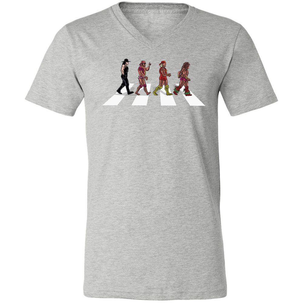 Unisex V-Neck T-Shirt - WER48311 - Athletic Heather - 7