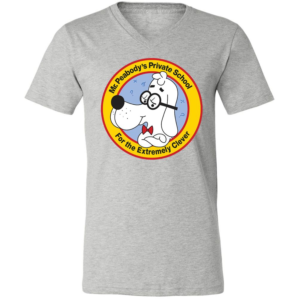 Unisex V-Neck T-Shirt - AHJYAQWW - Athletic Heather - 7