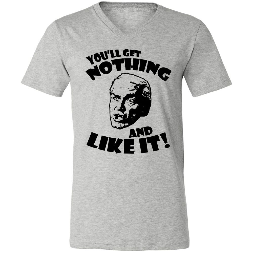 Unisex V-Neck T-Shirt - 57Z5AX6J - Athletic Heather - 7