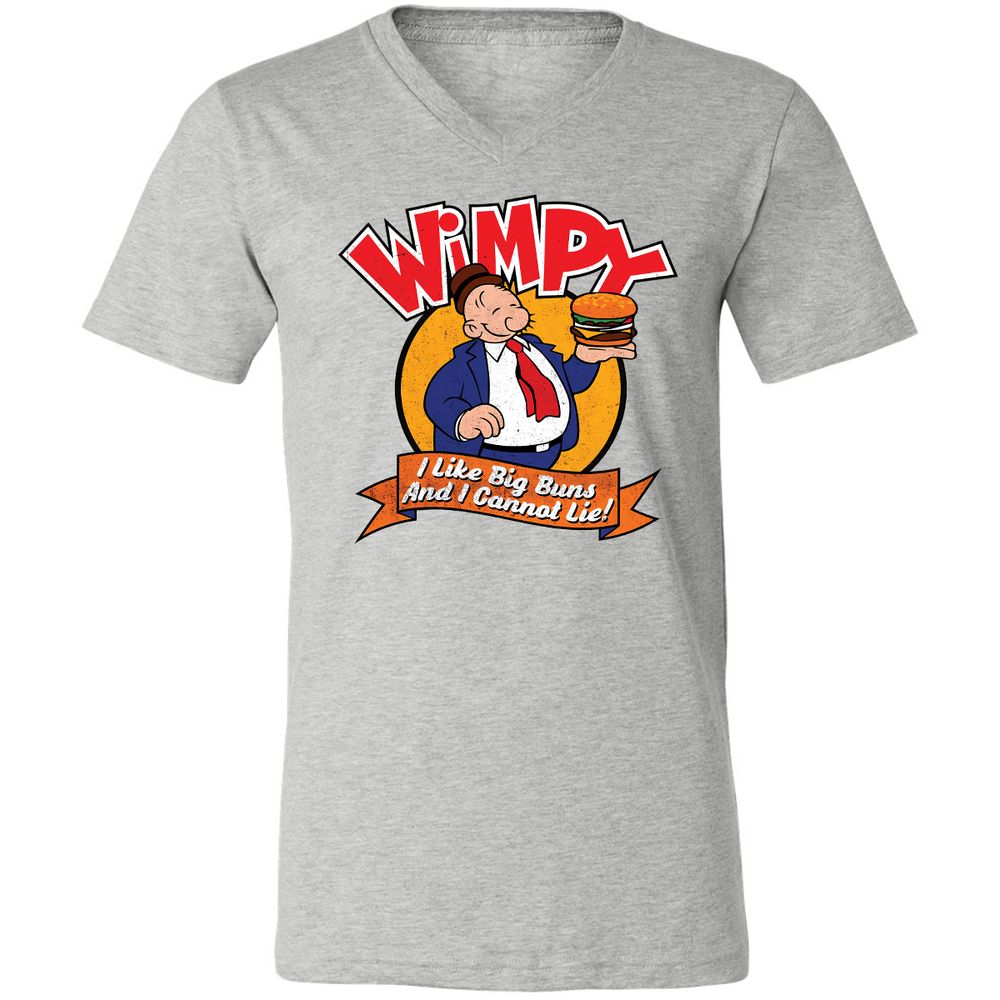 Unisex V-Neck T-Shirt - XCSNX7C6 - Athletic Heather - 7
