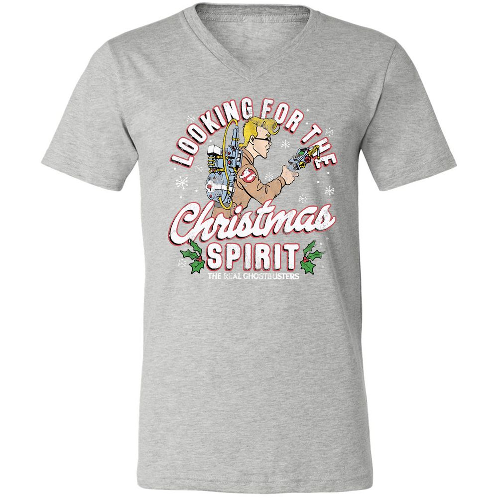 Unisex V-Neck T-Shirt - NBBQM2MS - Athletic Heather - 7