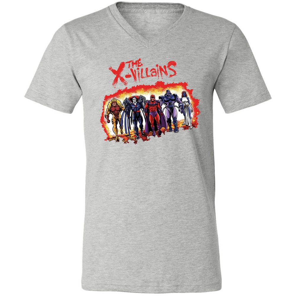 Unisex V-Neck T-Shirt - ZK1XLCWV - Athletic Heather - 7