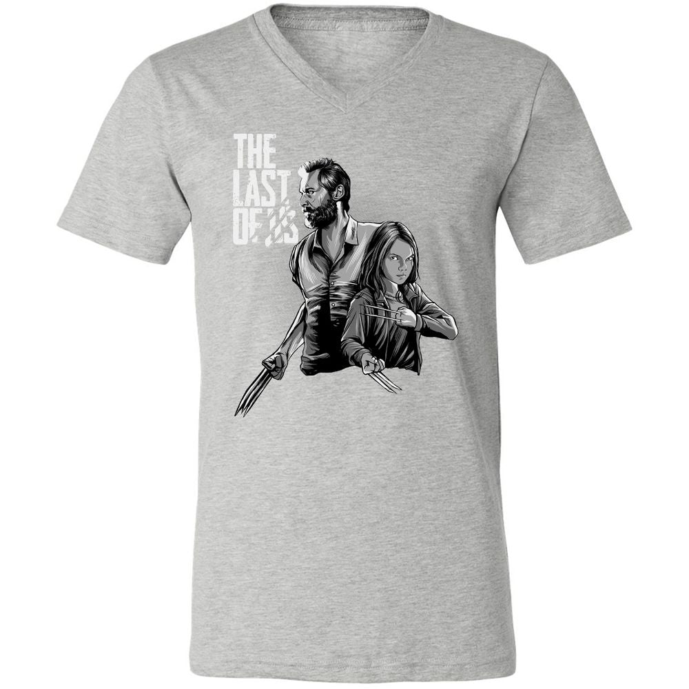 Unisex V-Neck T-Shirt - FH7VX7VY - Athletic Heather - 7