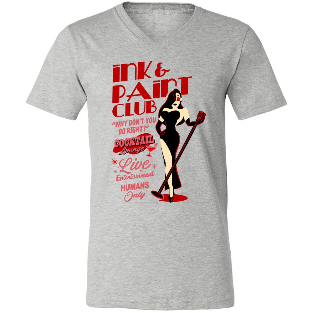 Unisex V-Neck T-Shirt - 3X1G26ZN - Athletic Heather - 7