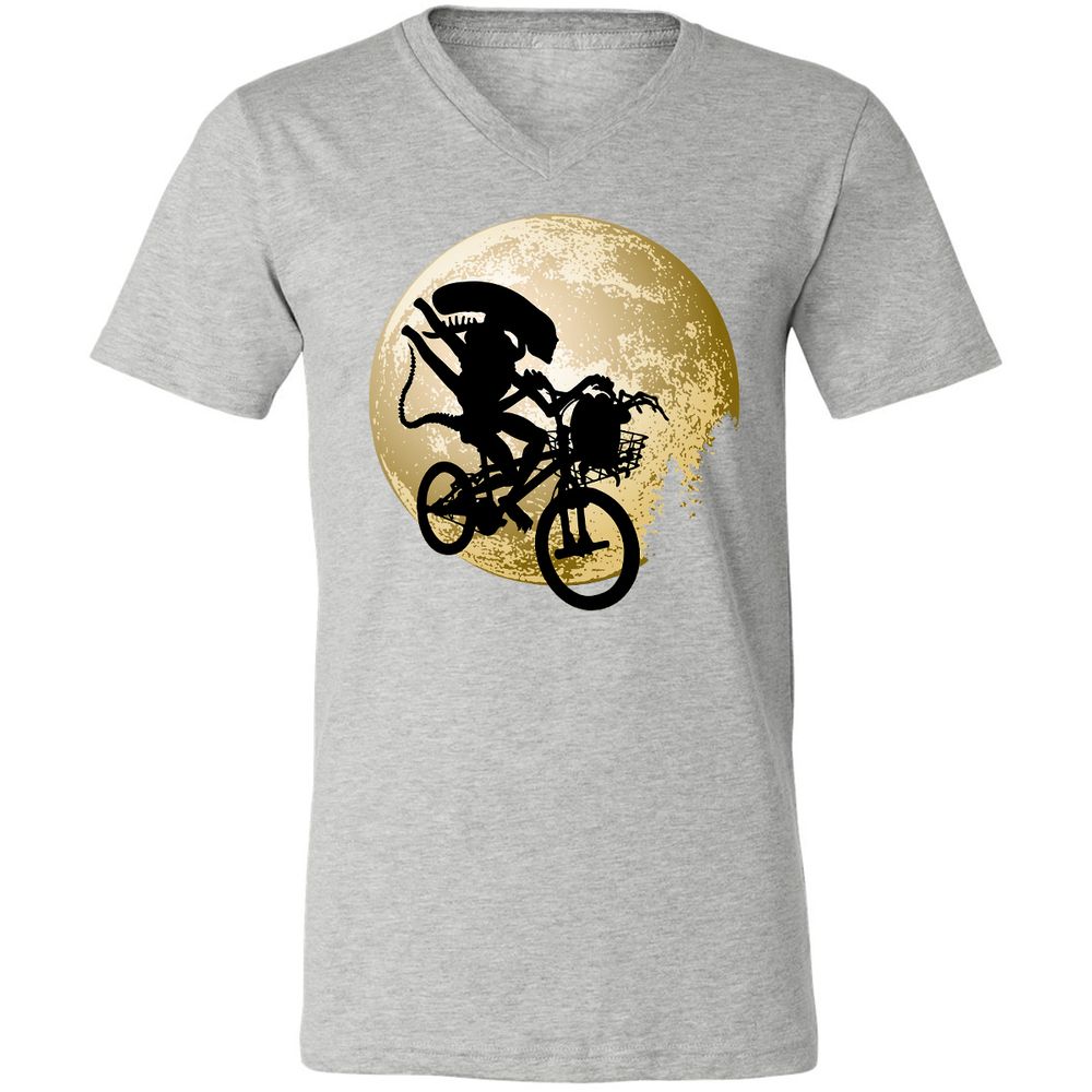 Unisex V-Neck T-Shirt - G3YM7JHR - Athletic Heather - 7