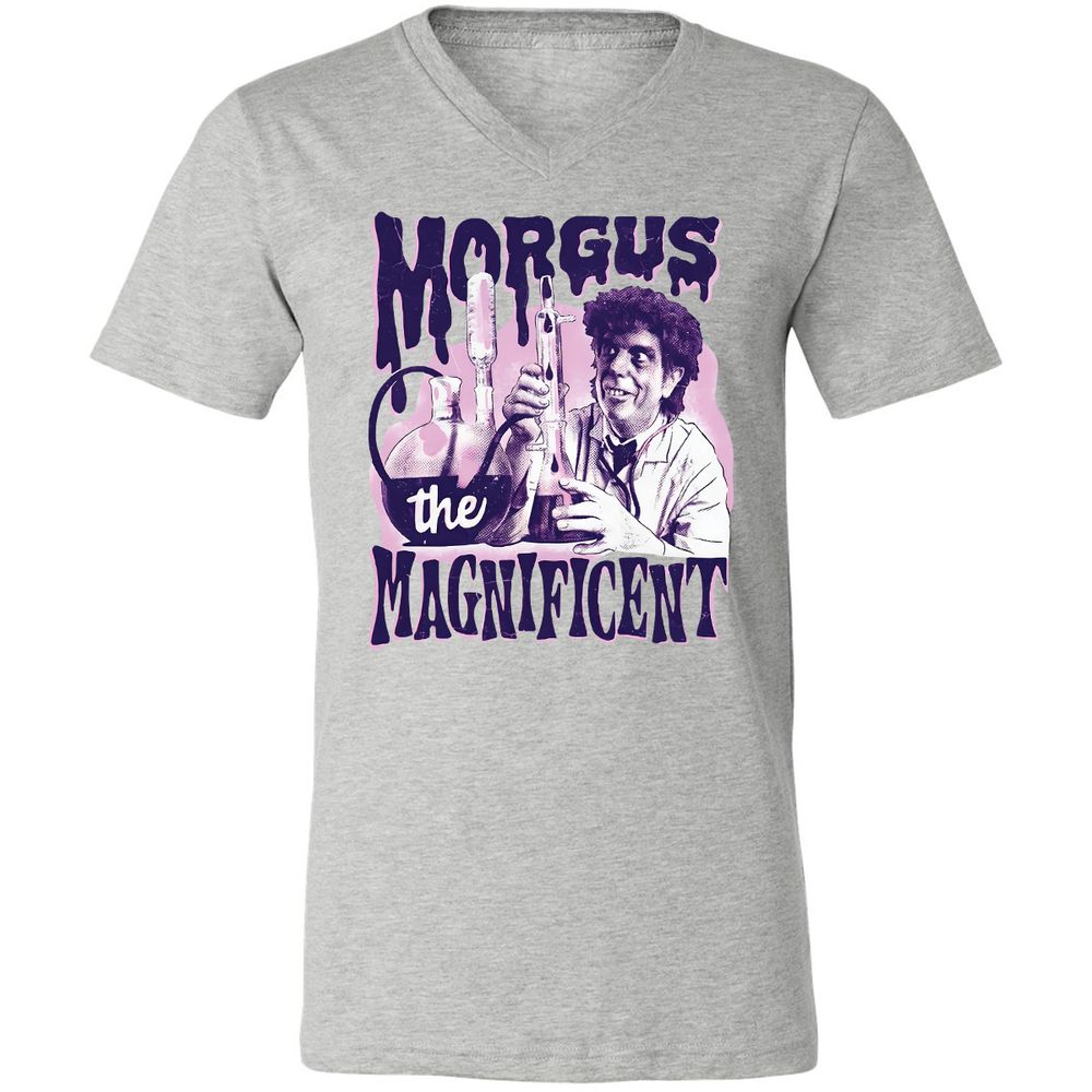 Unisex V-Neck T-Shirt - LPNAFFMB - Athletic Heather - 7