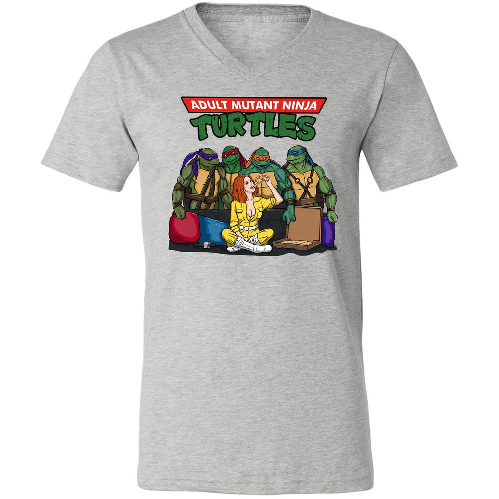 Unisex V-Neck T-Shirt - FBJ6BTTV - Athletic Heather - 7