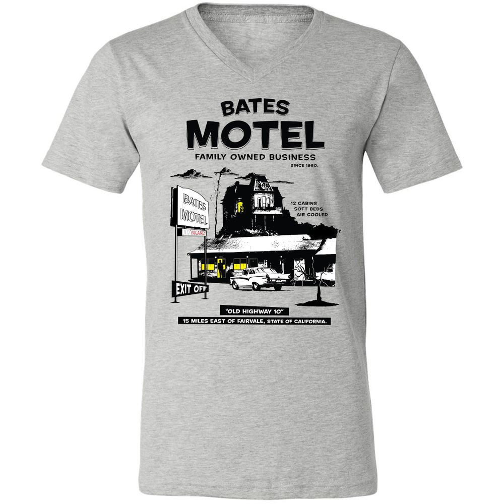 Unisex V-Neck T-Shirt - 4SB3V3FD - Athletic Heather - 7