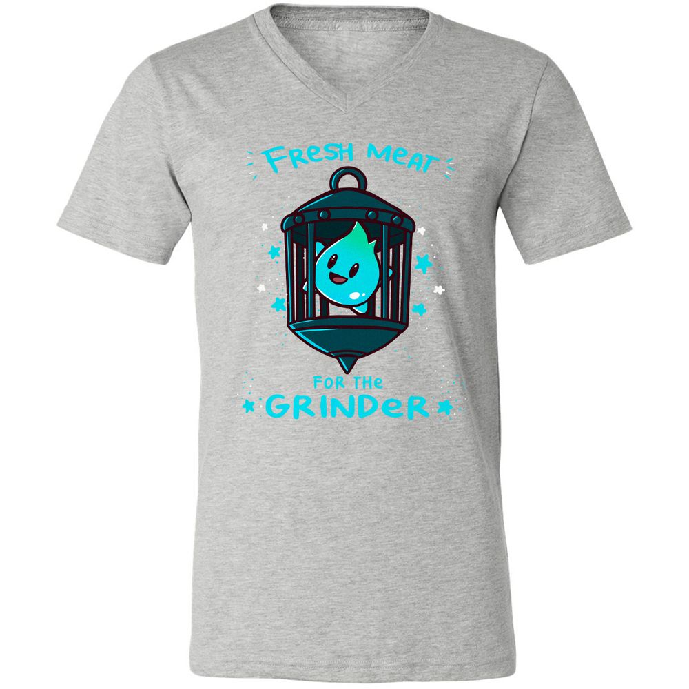 Unisex V-Neck T-Shirt - 22ZYD4JG - Athletic Heather - 7