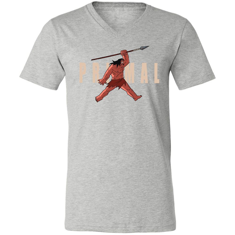 Unisex V-Neck T-Shirt - Y6CVAUKT - Athletic Heather - 7