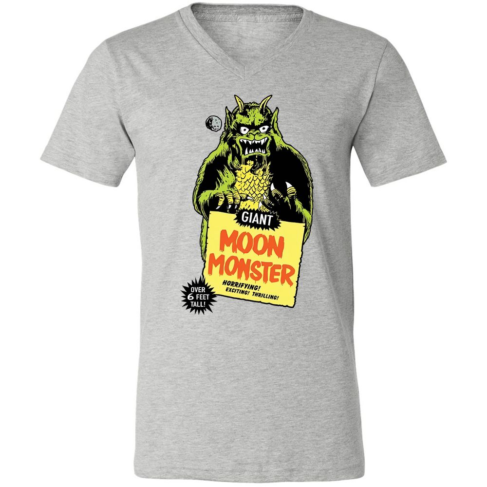 Unisex V-Neck T-Shirt - QU549D3W - Athletic Heather - 7