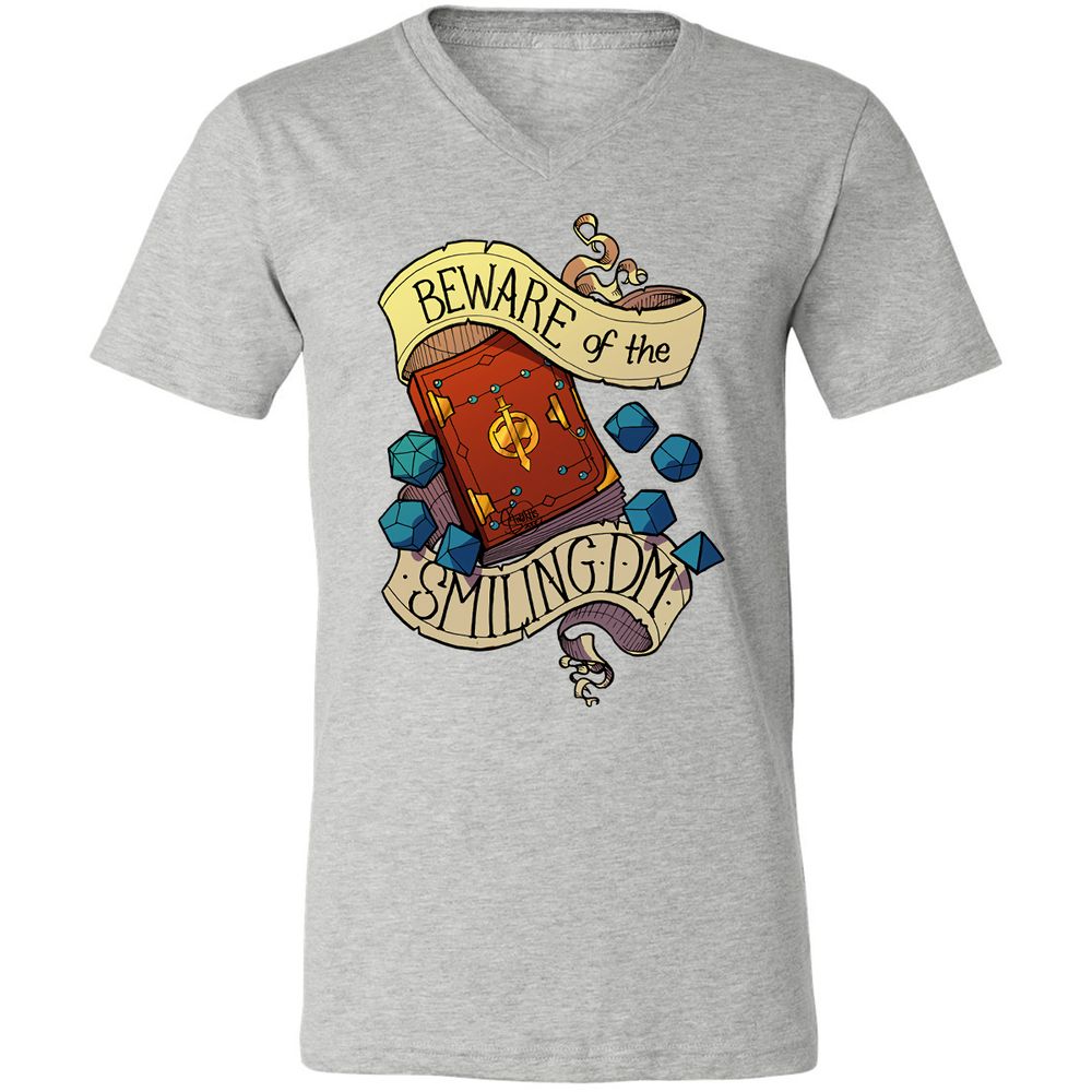 Unisex V-Neck T-Shirt - EFMTYBN7 - Athletic Heather - 7