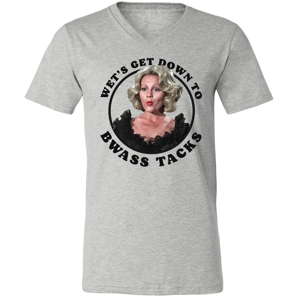 Unisex V-Neck T-Shirt - 8HRLUR38 - Athletic Heather - 7