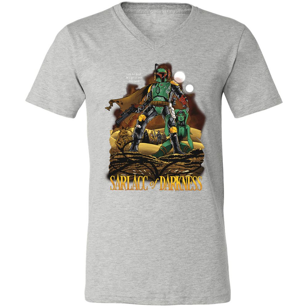 Unisex V-Neck T-Shirt - 91G6G2RL - Athletic Heather - 7