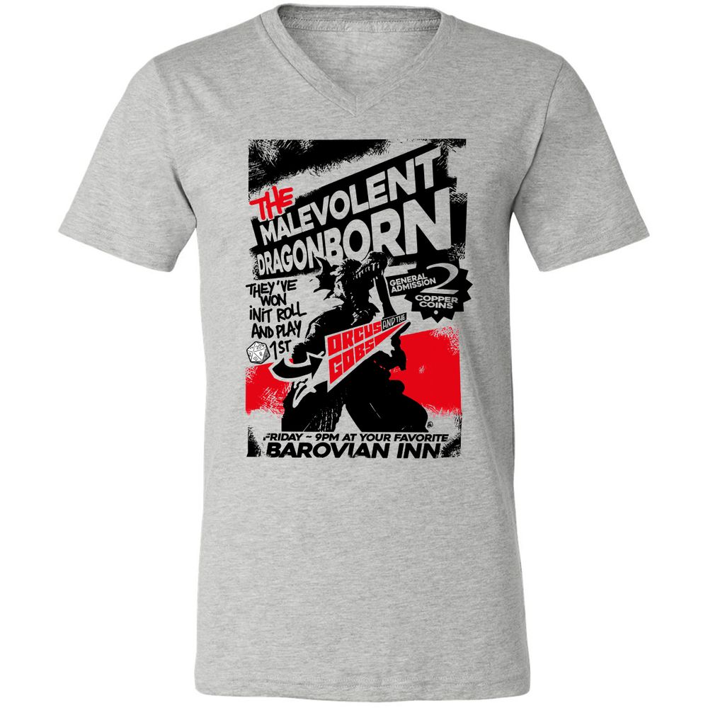 Unisex V-Neck T-Shirt - EXTQEXUG - Athletic Heather - 7