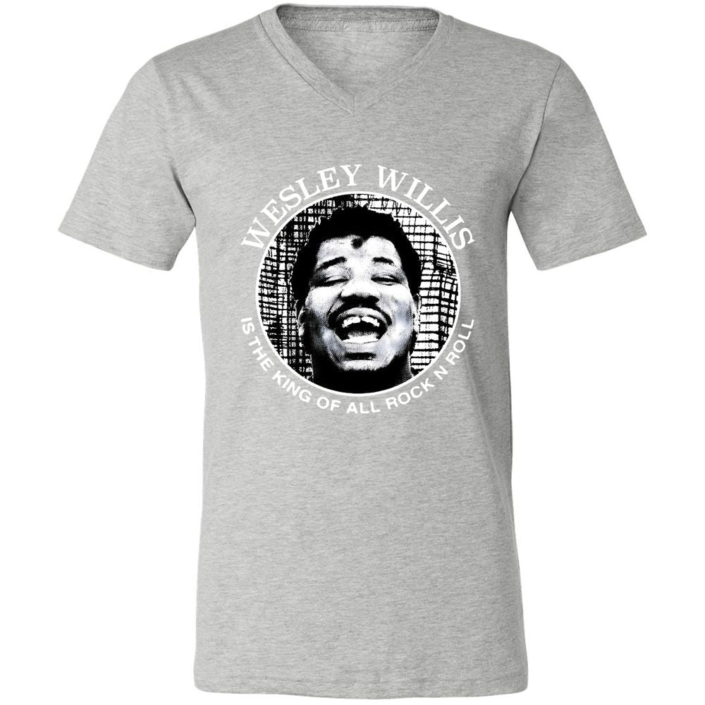Wesley Willis is the king - Athletic Heather - 7