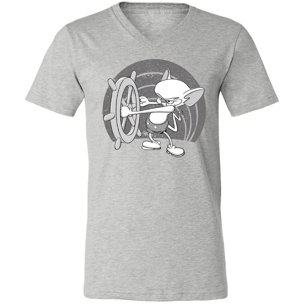 Unisex V-Neck T-Shirt - S1ASR1KT - Athletic Heather - 7