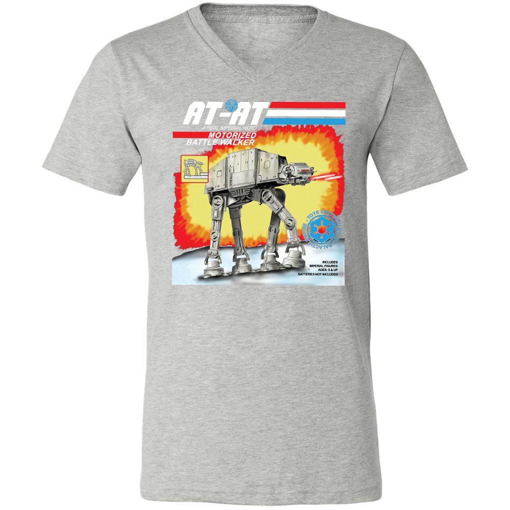 Unisex V-Neck T-Shirt - 3ULWW99E - Athletic Heather - 7