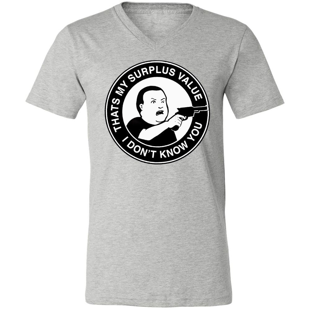 Unisex V-Neck T-Shirt - PTHUHT7A - Athletic Heather - 7