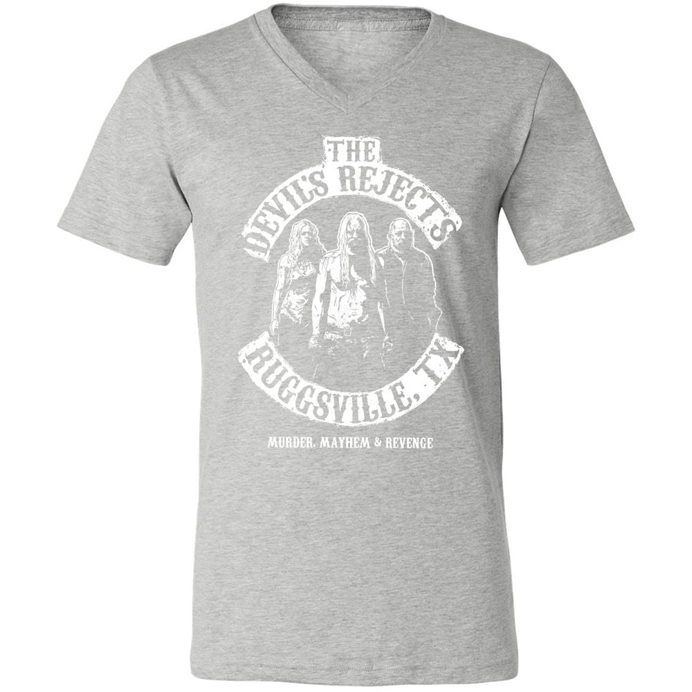 Unisex V-Neck T-Shirt - EX4TWWRT - Athletic Heather - 7