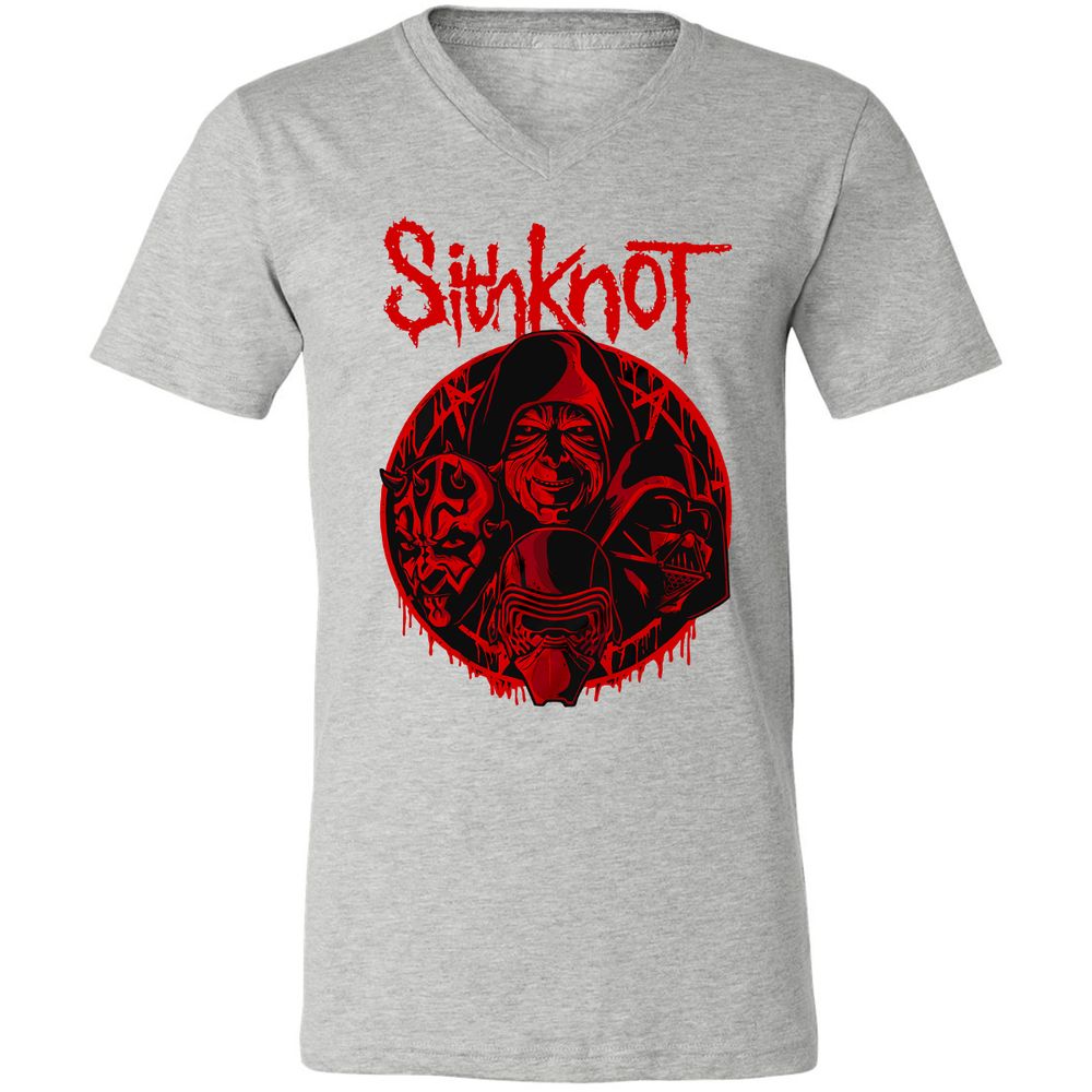 Unisex V-Neck T-Shirt - P7KMRZN1 - Athletic Heather - 7