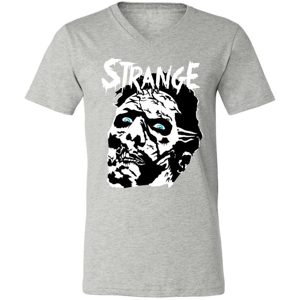 Unisex V-Neck T-Shirt - CZKGM2YK - Athletic Heather - 7