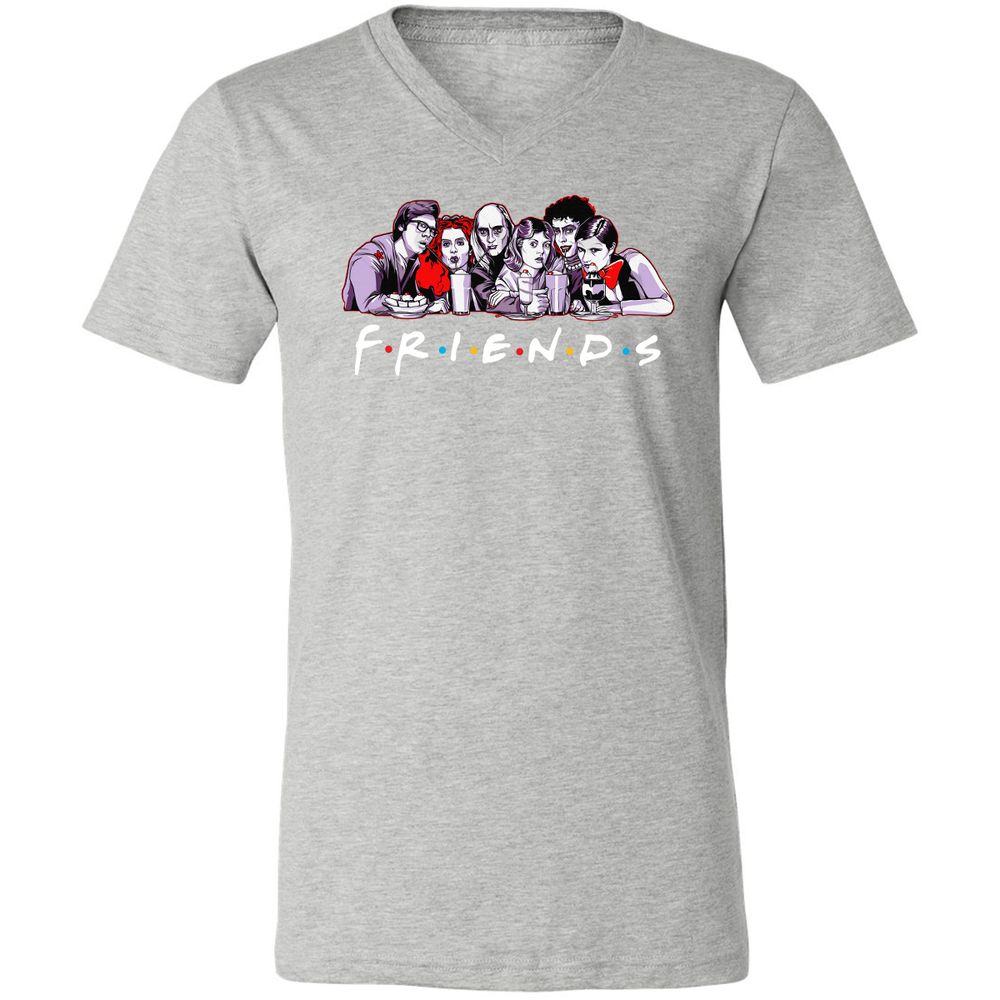 Unisex V-Neck T-Shirt - 3MB9EX6V - Athletic Heather - 7