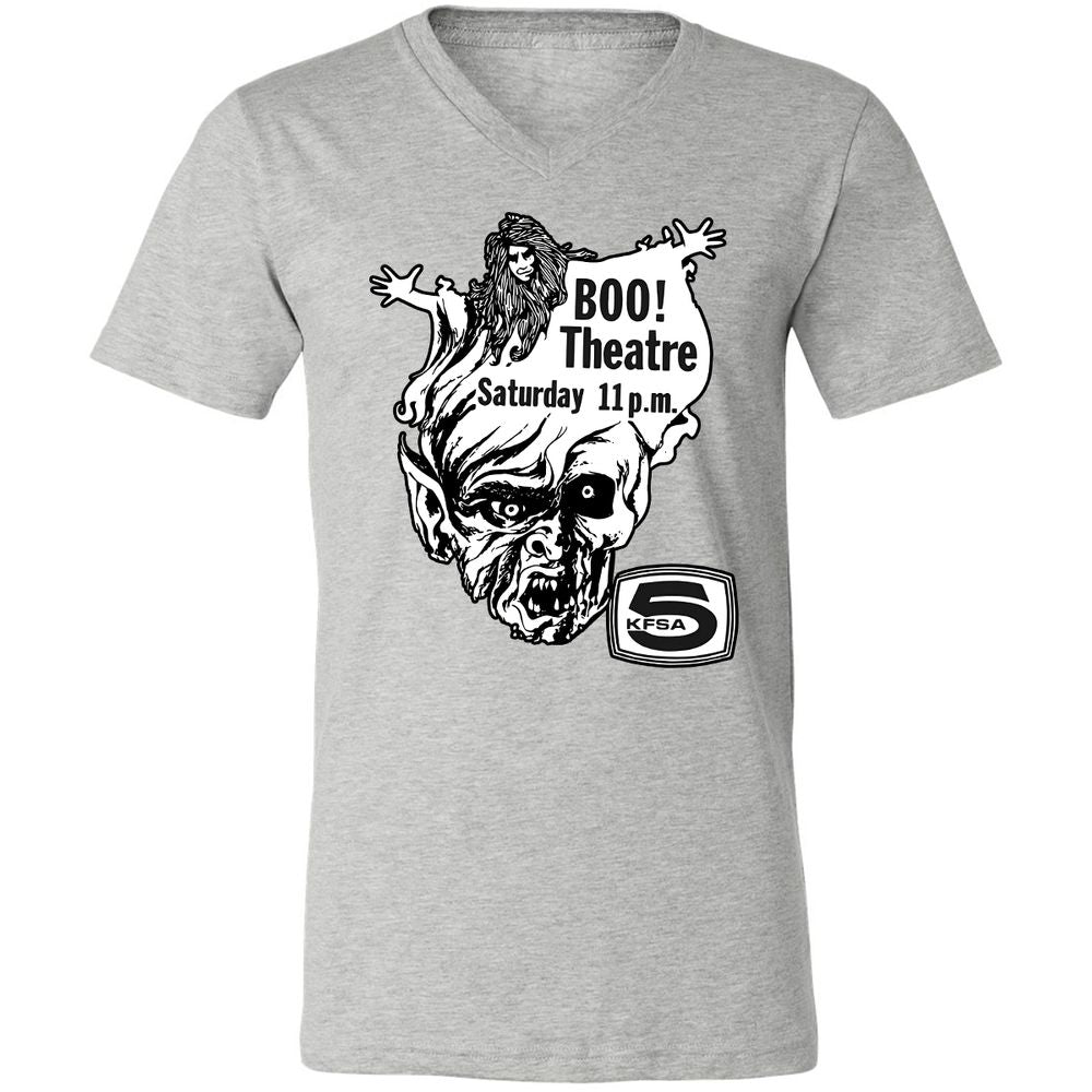 Unisex V-Neck T-Shirt - KUSMZXZT - Athletic Heather - 7