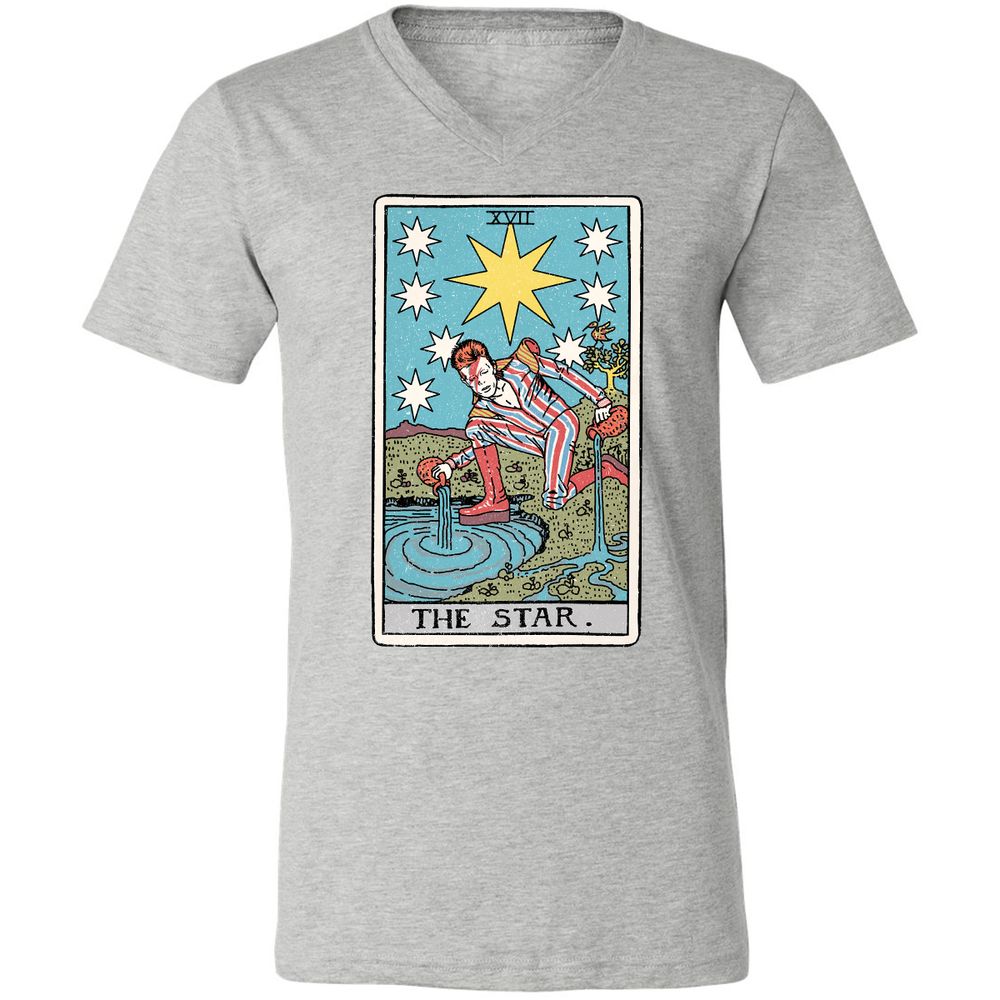Unisex V-Neck T-Shirt - S8BLAS6E - Athletic Heather - 7