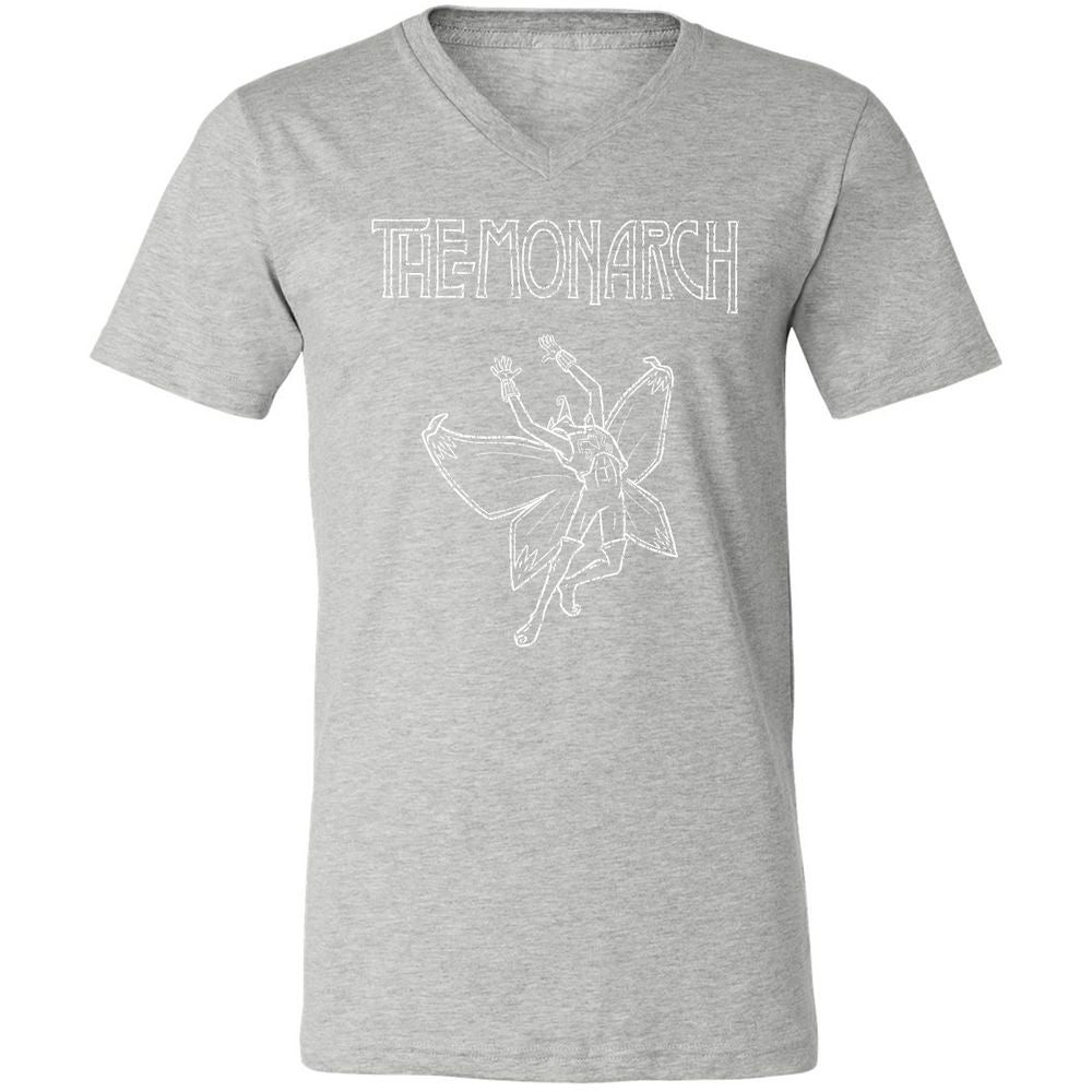 Unisex V-Neck T-Shirt - Y7WHKLB7 - Athletic Heather - 7