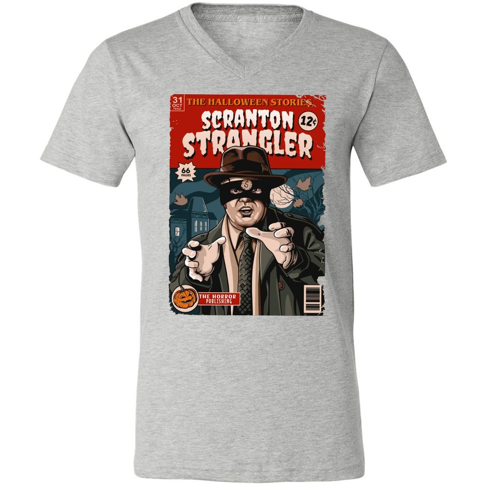 Unisex V-Neck T-Shirt - JZ21DRKZ - Athletic Heather - 7