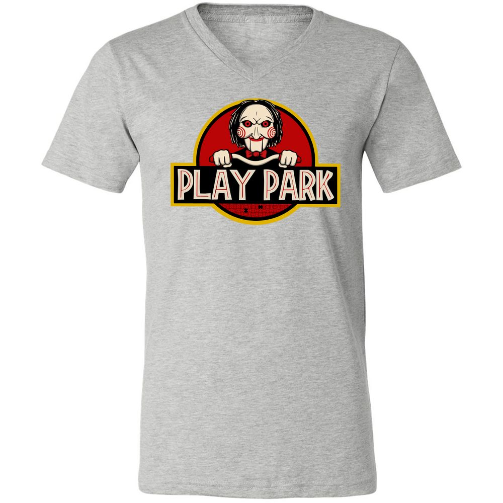 Unisex V-Neck T-Shirt - FEU412DD - Athletic Heather - 7