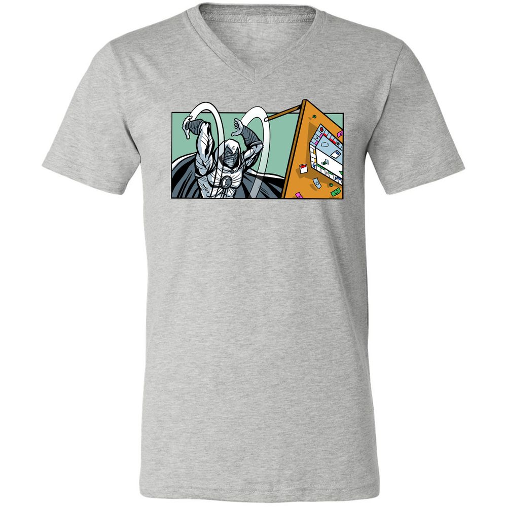 Unisex V-Neck T-Shirt - DVF36SGS - Athletic Heather - 7