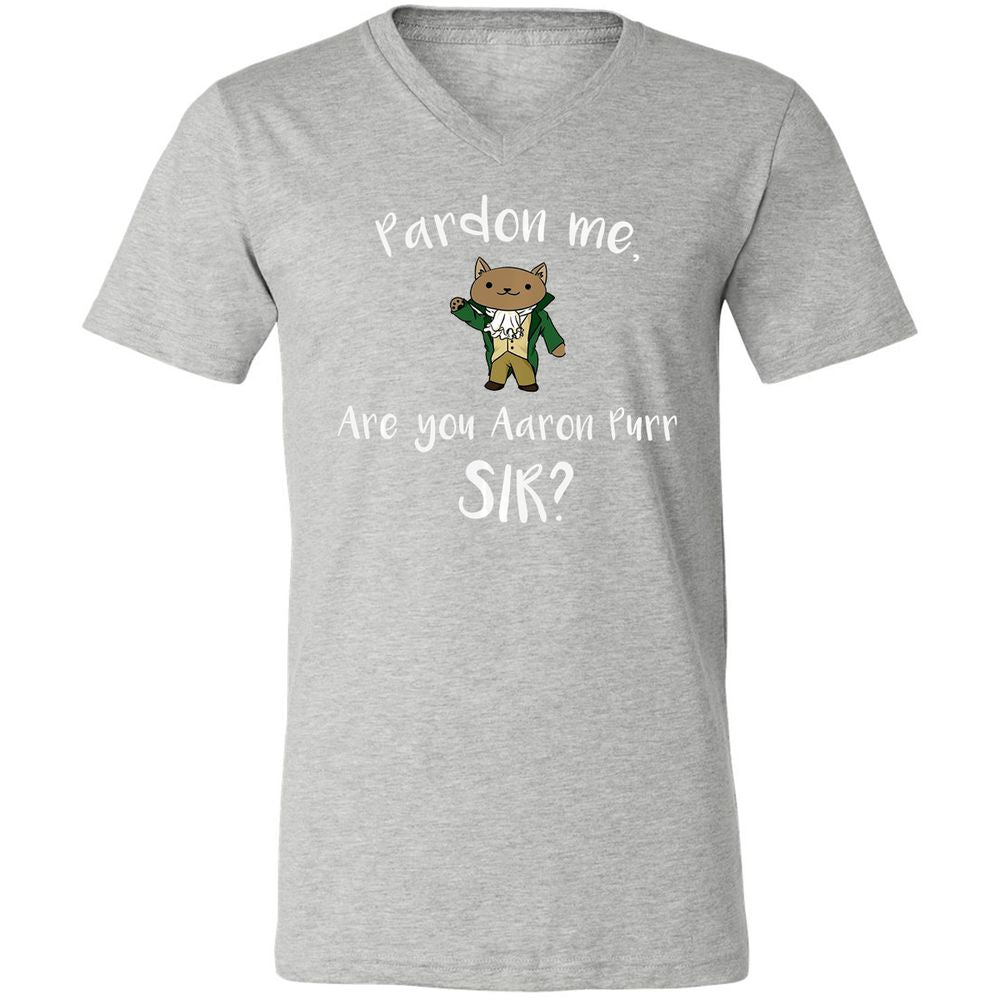 Unisex V-Neck T-Shirt - ZH44FGQP - Athletic Heather - 7