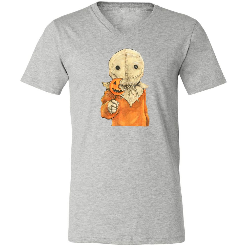 Unisex V-Neck T-Shirt - VNUSNG8E - Athletic Heather - 7