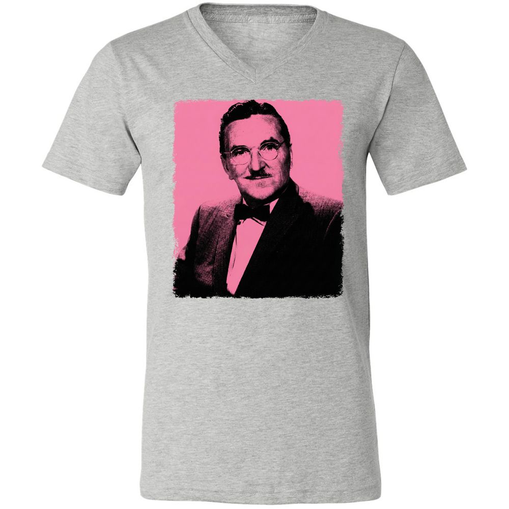 Unisex V-Neck T-Shirt - GUVVTRJ3 - Athletic Heather - 7