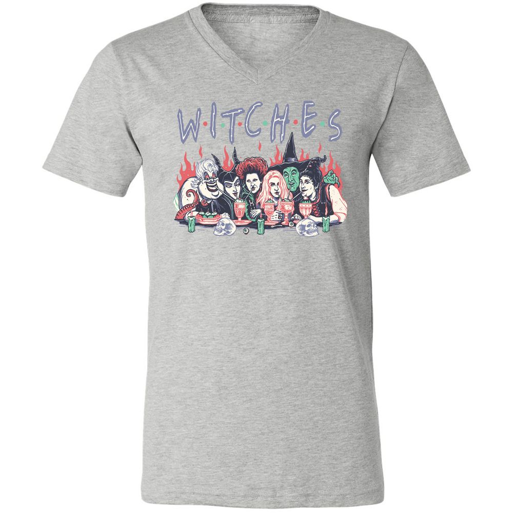 Unisex V-Neck T-Shirt - 72G1JJ7P - Athletic Heather - 7