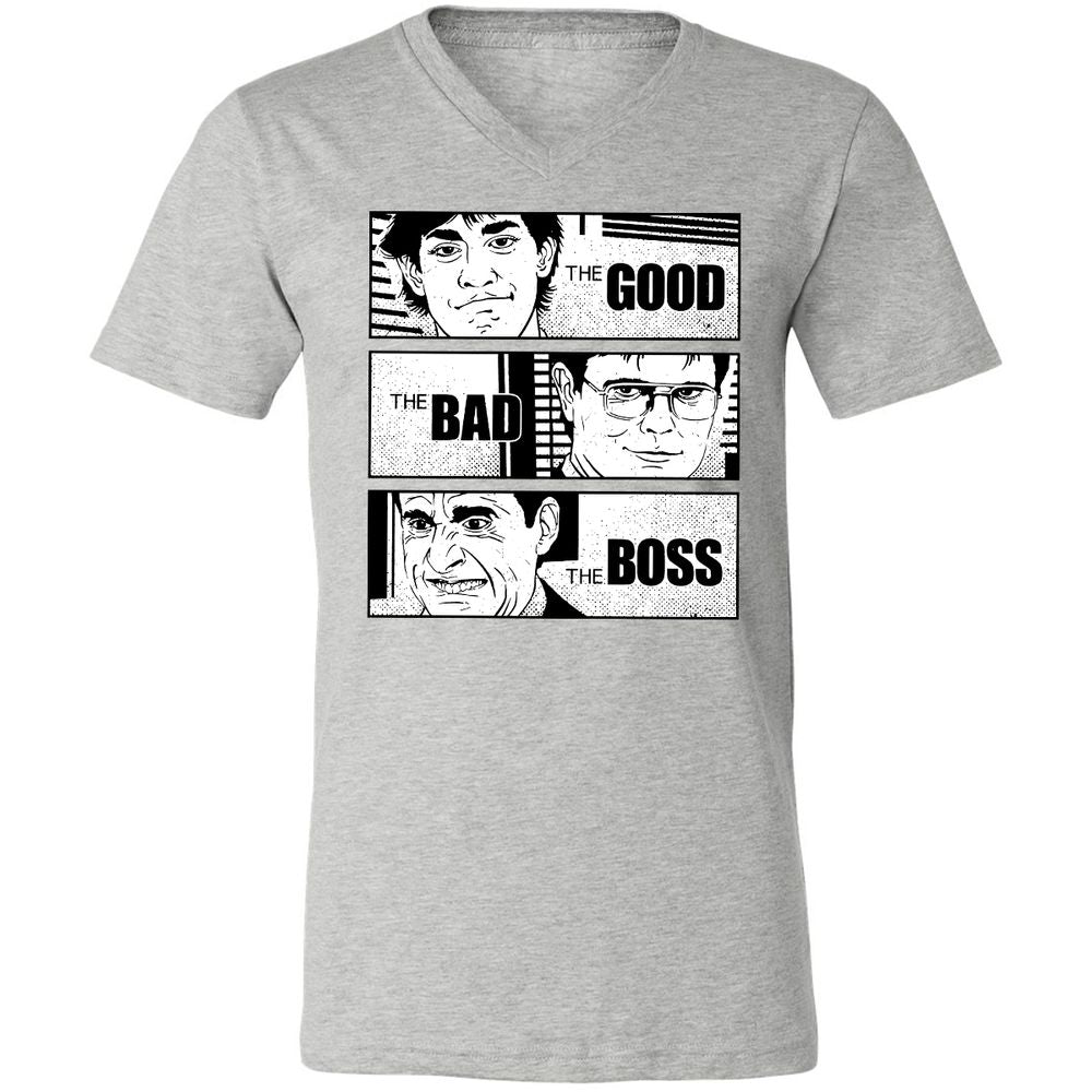 Unisex V-Neck T-Shirt - N32P66WQ - Athletic Heather - 7