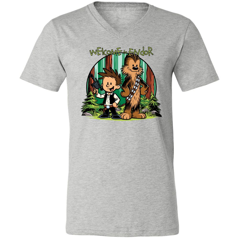 Unisex V-Neck T-Shirt - TDYCHCQ2 - Athletic Heather - 7