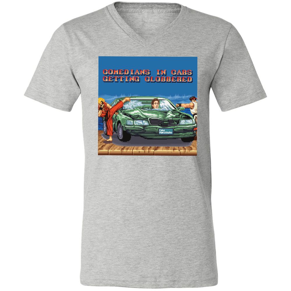 Unisex V-Neck T-Shirt - 9V252CMT - Athletic Heather - 7