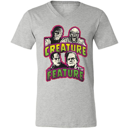 Unisex V-Neck T-Shirt - E3QD1JTW - Athletic Heather - 7