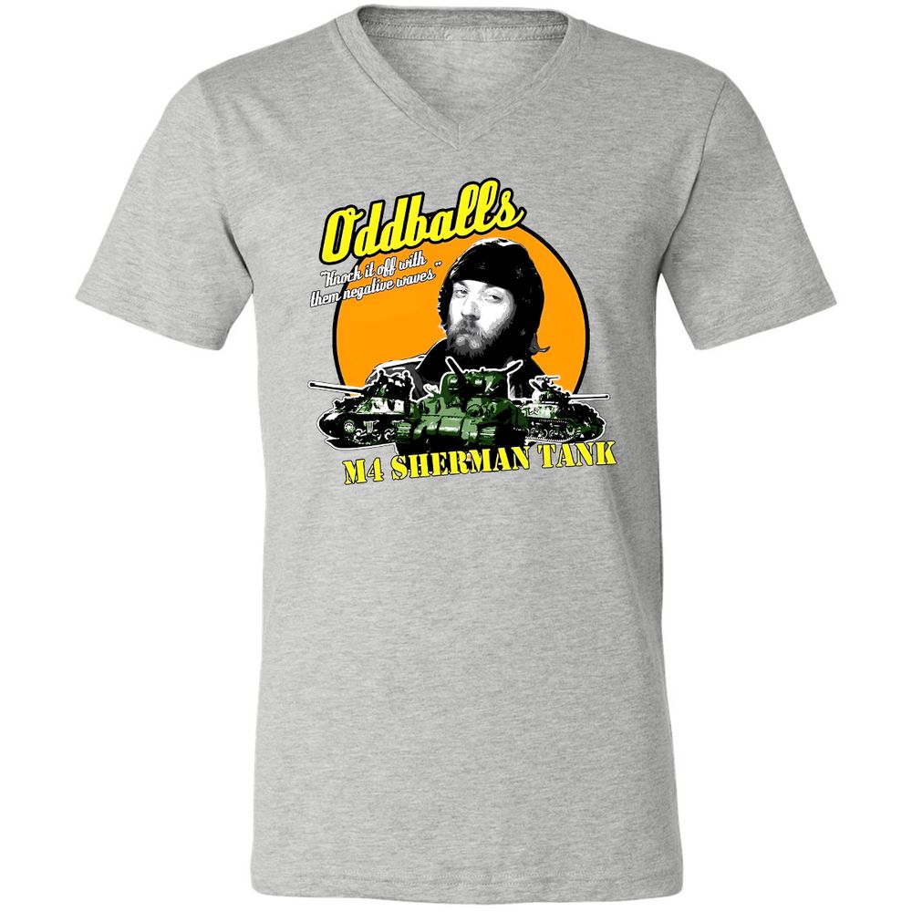 Unisex V-Neck T-Shirt - WXZ3WP88 - Athletic Heather - 7
