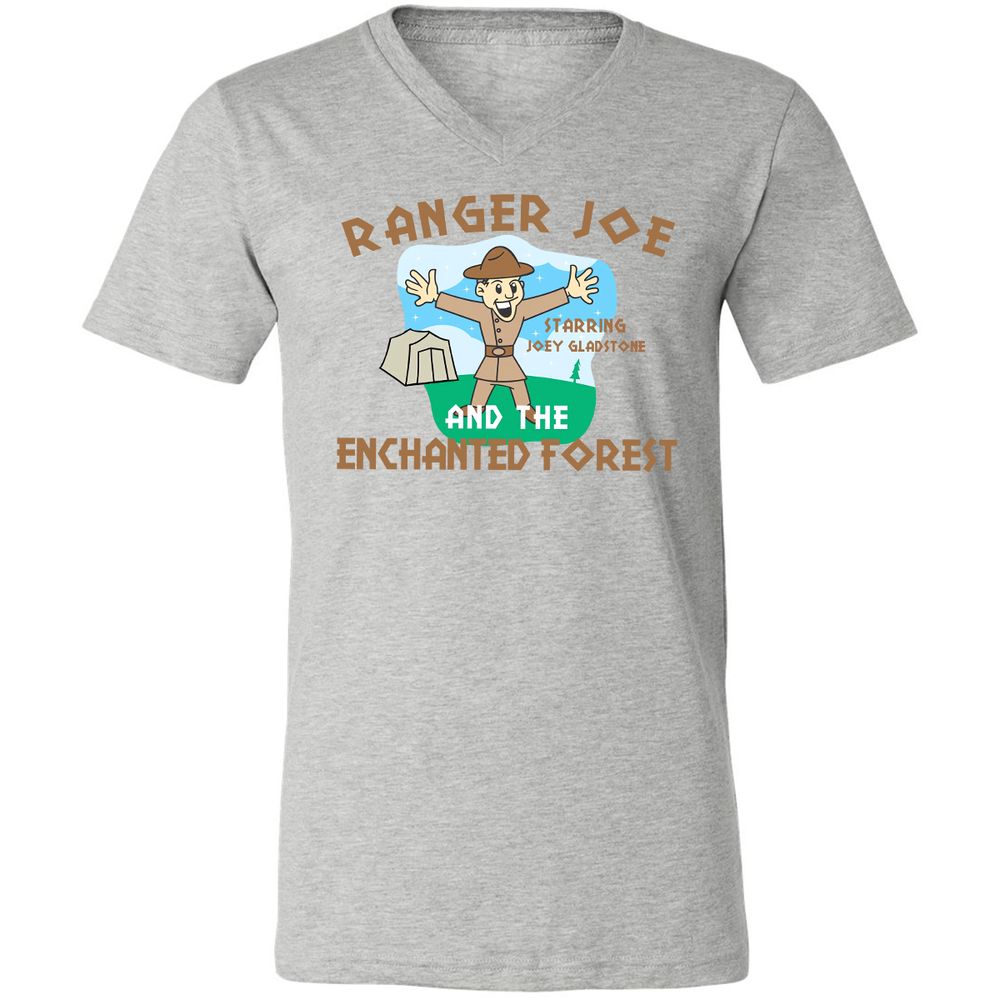 Unisex V-Neck T-Shirt - 2WXWT9WG - Athletic Heather - 7