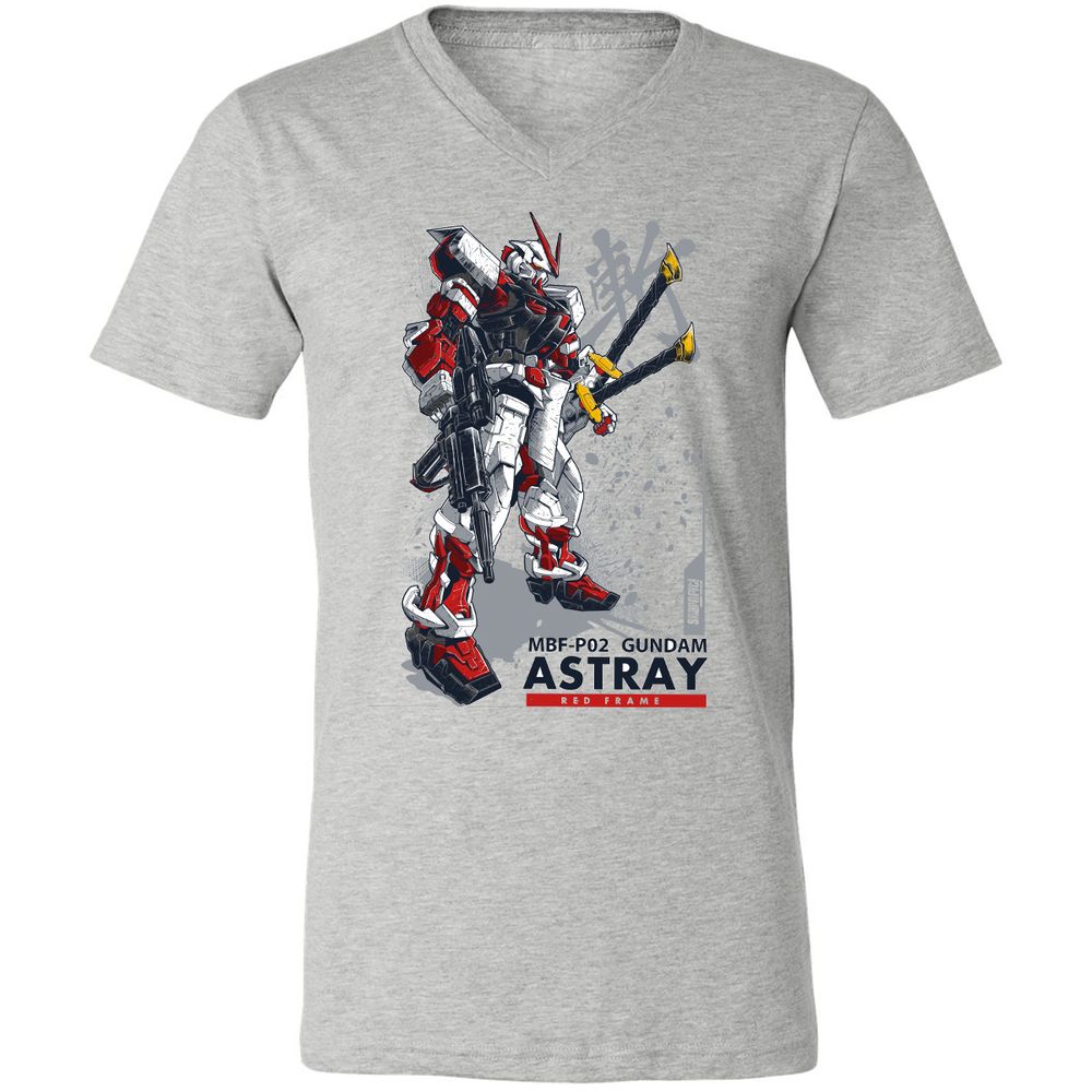 Unisex V-Neck T-Shirt - N2XZRY6U - Athletic Heather - 7