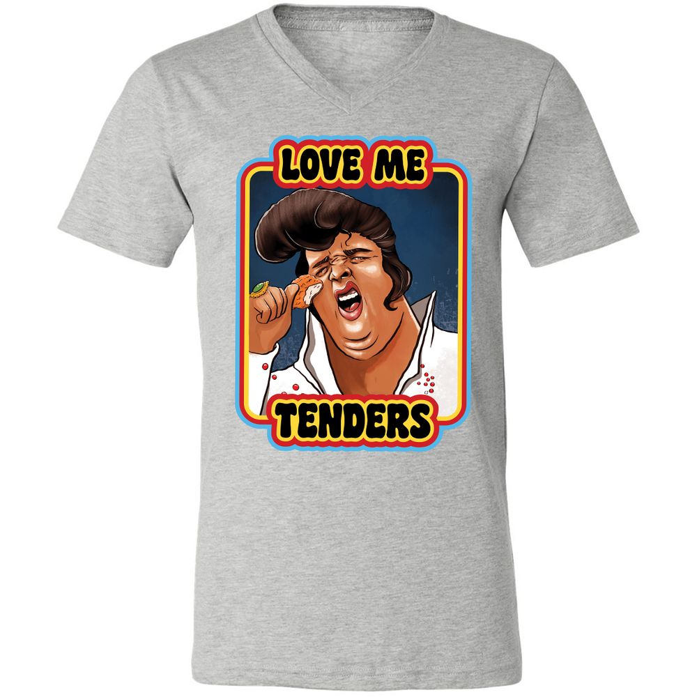 Unisex V-Neck T-Shirt - J9WAKS7N - Athletic Heather - 7