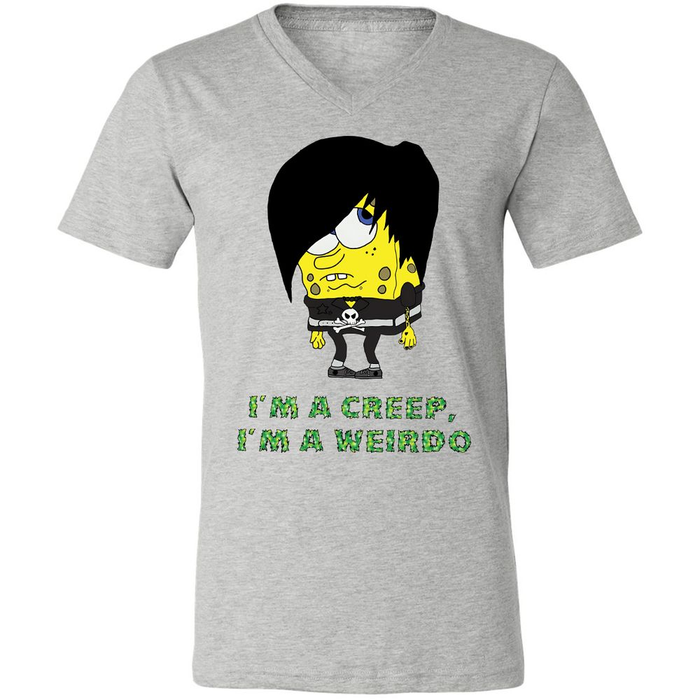 Unisex V-Neck T-Shirt - LCVV9YMR - Athletic Heather - 7