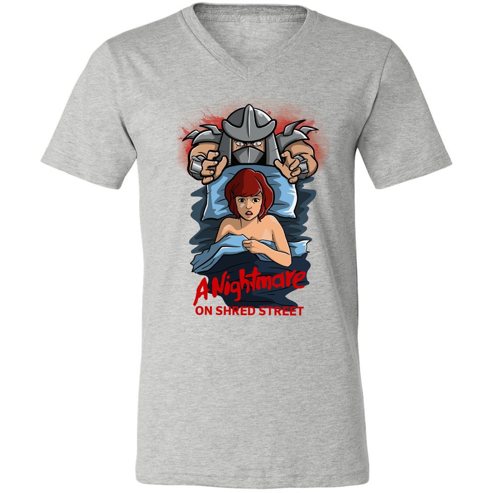 Unisex V-Neck T-Shirt - QJRTN22J - Athletic Heather - 7